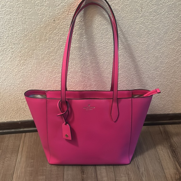 Kate Spade Pink Tote with Minimalist Design - Picture 2 of 11